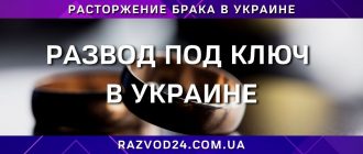 Развод под ключ