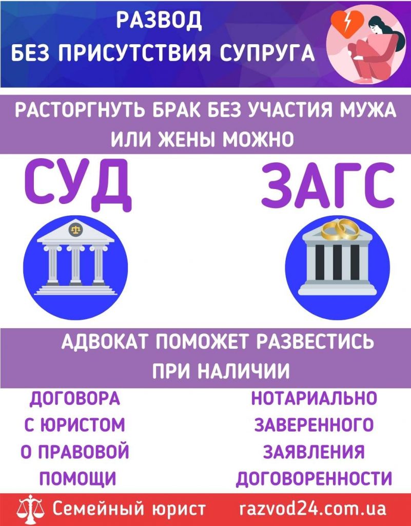 Развод без присутствия супруга через ЗАГС