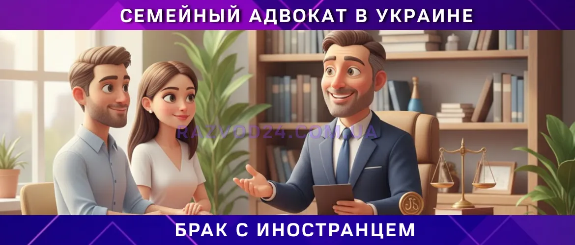 Семейный адвокат в Украине, помощь при браке с иностранцем