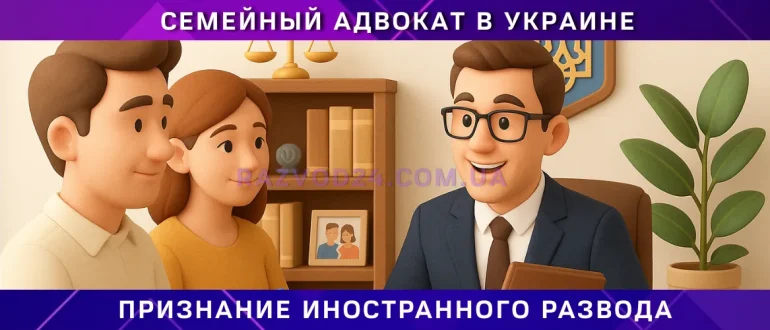 Признание иностранного решения суда о разводе в Украине у семейного адвоката