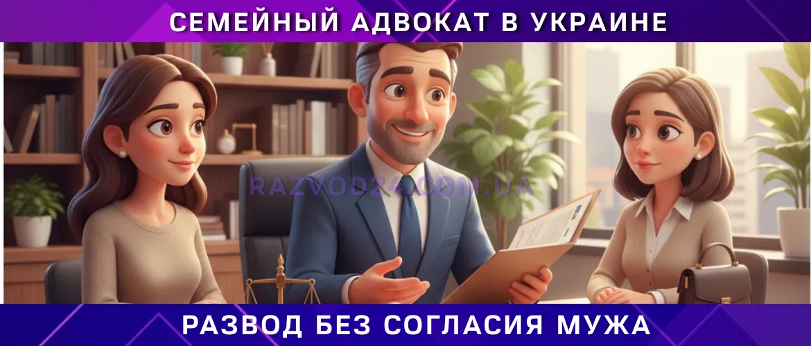 Семейный адвокат в Украине, развод без согласия мужа, юридическая помощь, развод через суд