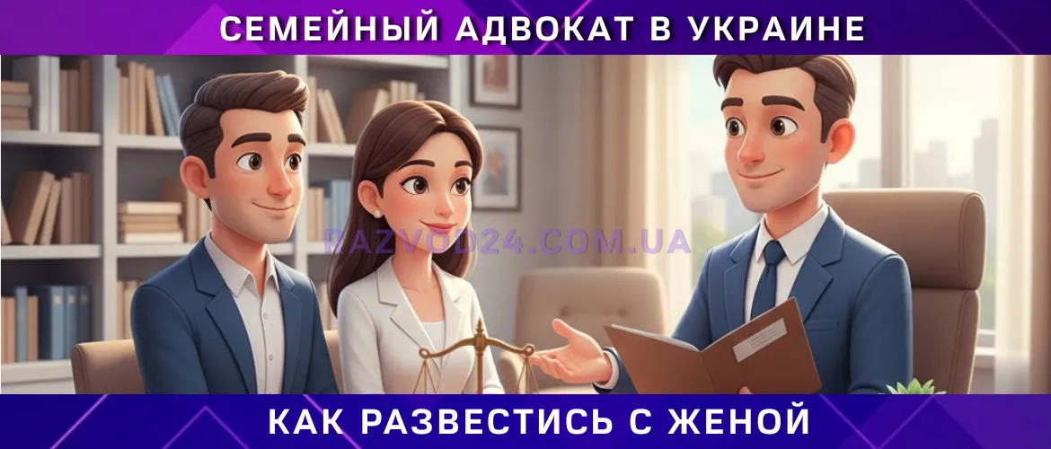 Семейный адвокат в Украине помогает разобраться в процессе развода с женой