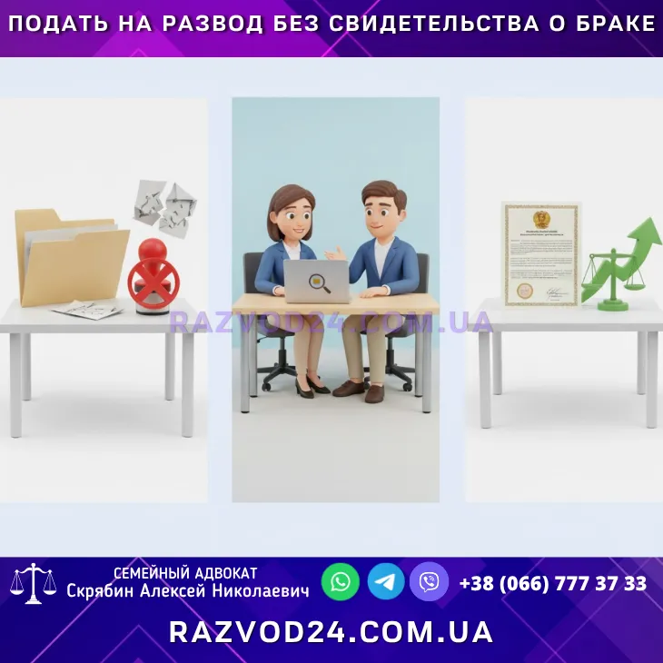 Подать на развод без свидетельства о браке | Юридическая помощь адвоката Подать на развод без свидетельства о браке, помощь адвоката, юридические шаги, решение через суд