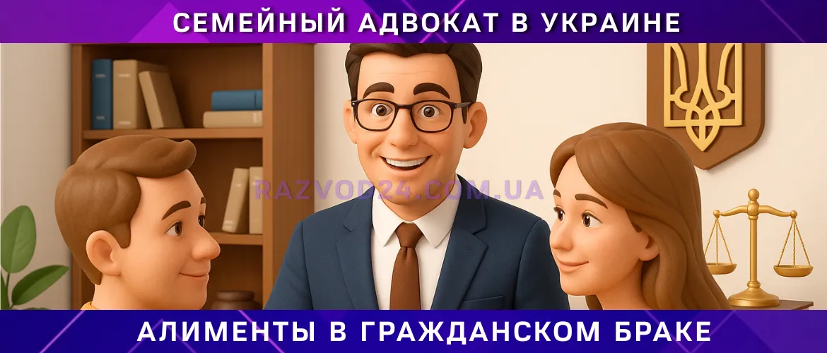 Алименты в гражданском браке в Украине, консультация семейного адвоката, защита прав ребенка