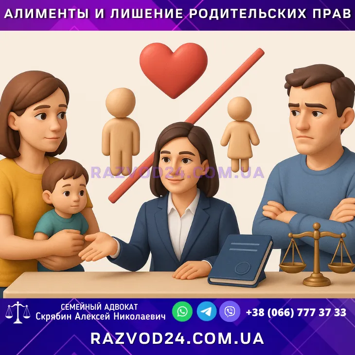 Алименты и лишение родительских прав, семейный адвокат, защита прав ребенка, взыскание алиментов