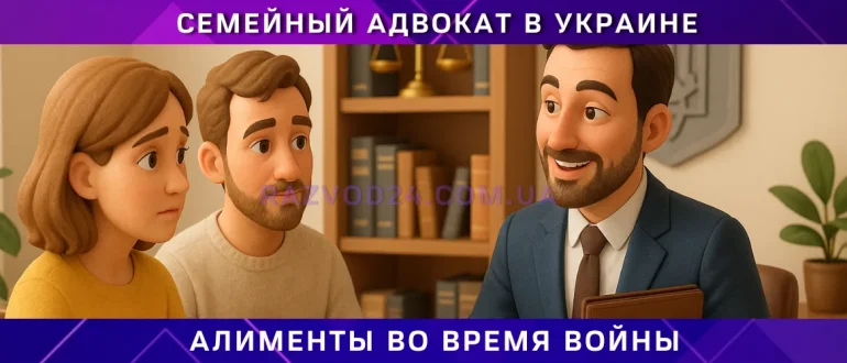 Алименты во время войны, консультация семейного адвоката в Украине по взысканию алиментов и защите прав ребенка