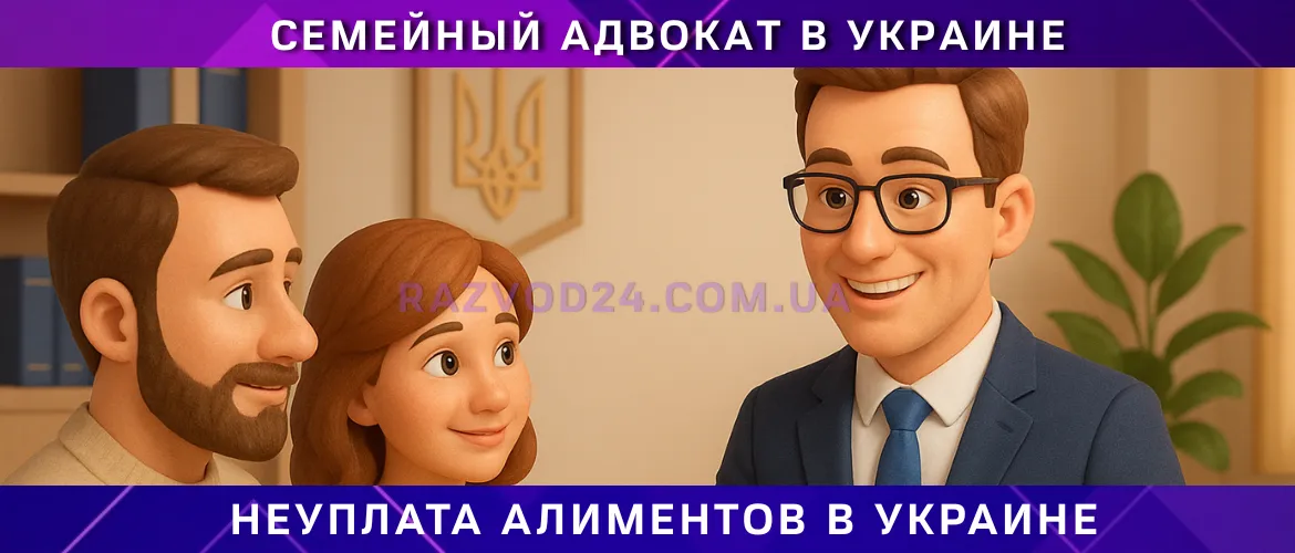 Неуплата алиментов в Украине, семейный адвокат, взыскание задолженности, защита прав ребенка