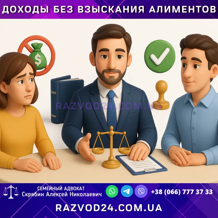 Доходы, с которых не взыскиваются алименты в Украине, правила удержания, исключения