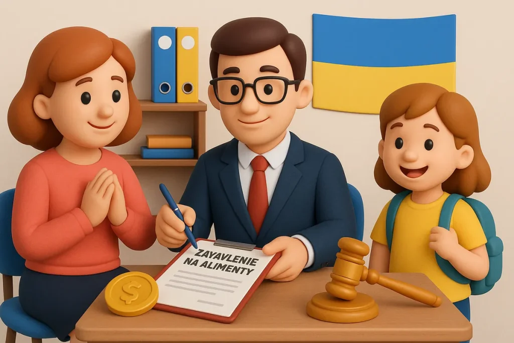 Заявление на алименты в Украине