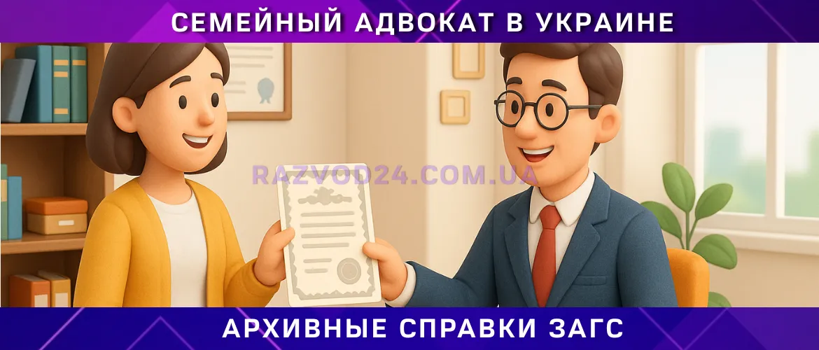 архивные справки ЗАГС в Украине