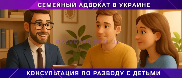 консультация адвоката по разводу с детьми в офисе
