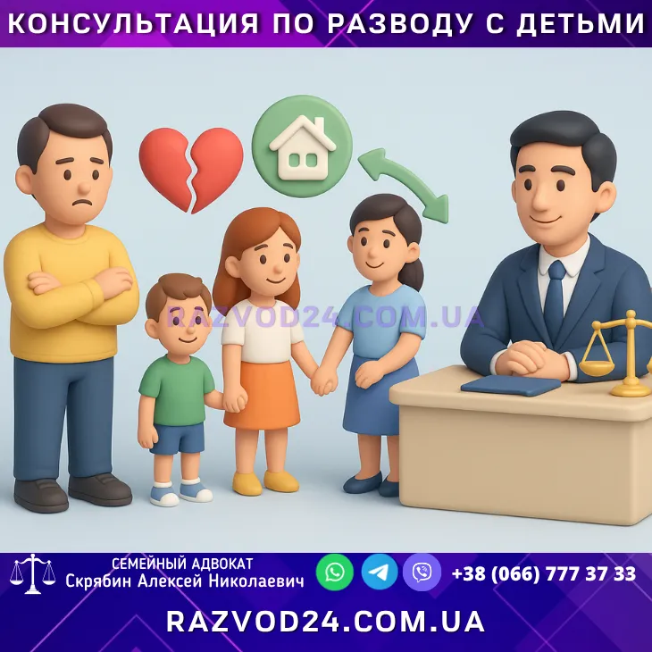 Консультация адвоката по разводу с детьми, права проживания и свидания