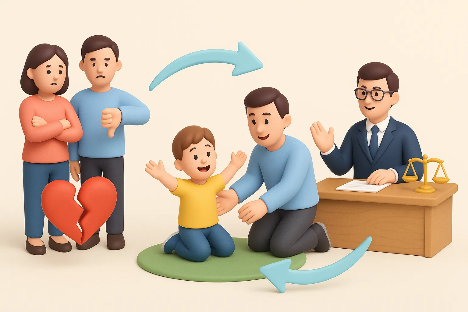 порядок общения с ребёнком после развода в Украине