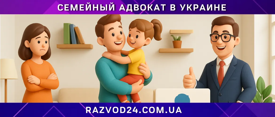 отец с ребёнком после развода в светлом интерьере