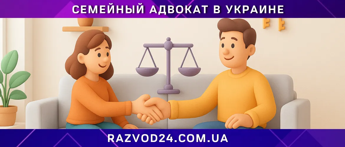 Развод без раздела имущества в Украине: позитивная сцена в светлом интерьере