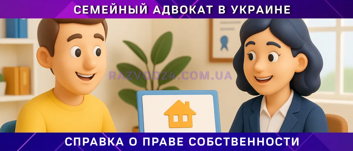 справка о праве собственности в офисе с адвокатом