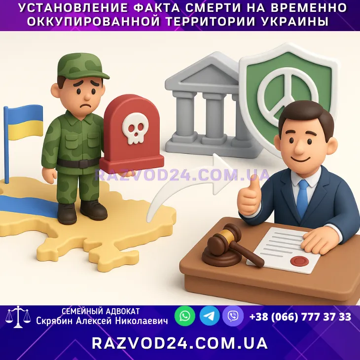 установление факта смерти на временно оккупированной территории Украины