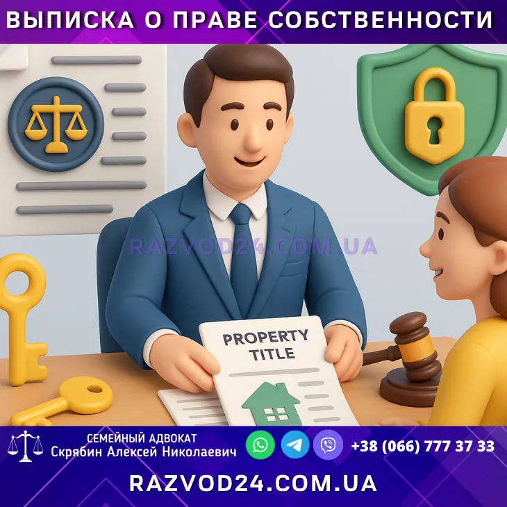 Выписка о праве собственности через адвоката адвокат объясняет клиенту, как получить выписку о праве собственности на имущество
