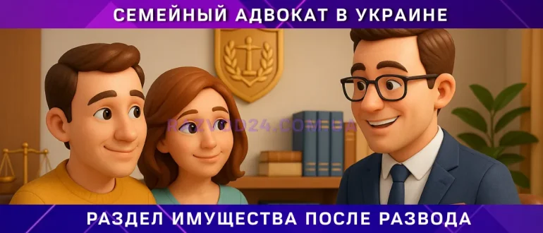 Юридическая консультация по разделу имущества после развода у семейного адвоката