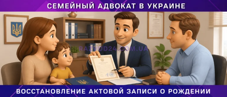 Восстановление актовой записи о рождении с помощью семейного адвоката